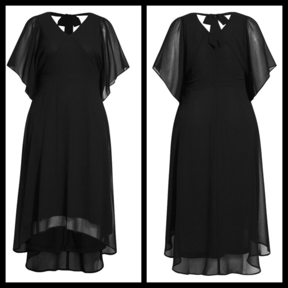 City Chic Black Dress 18 & 22 NWT - Picture 2 of 4
